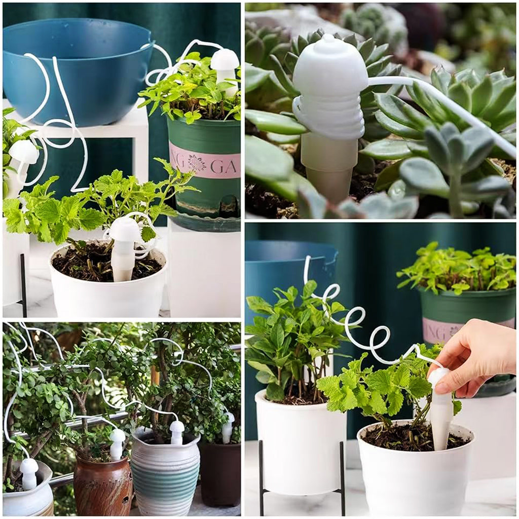 HASTHIP 2Pcs Self-Watering Device for Plant Pots Ceramics Penetration-way Watering Device with 1.5m Long Pipe Adjustable and Reuseable Self Watering Devices for Flower Pots, Planters HASTHIP 2Pcs Self-Watering Device for Plant Pots Ceramics Penetration-way Watering Device with 1.5m Long Pipe Adjustable and Reuseable Self Watering Devices for Flower Pots, Planters
